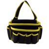Multi Pockets Electrical Tool Bag Waist Hanging Pack Multifunctional Adjustable Tool Belt Waist PouchYellow Edge