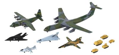 Pit Road 1/700 Skywave Series Desert Shield 1 Metal Plastic Model Kit with Two OV-1A Mohawks, S6M, Molded Color