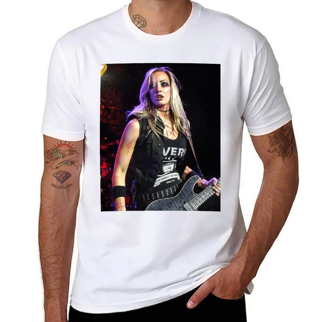 Nita Strauss Poster Art Tshirt Worker Basic Short Sleeve Tee