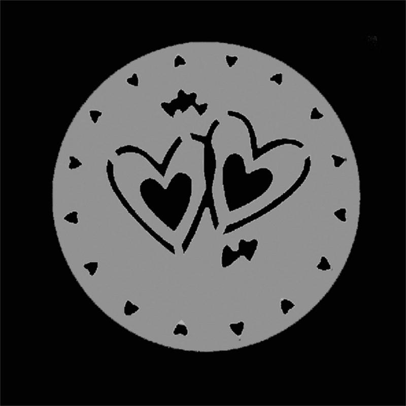 Pack of 4 Spray Stencils Birthday Cake Molds DIY Decorating Tools PVC Material