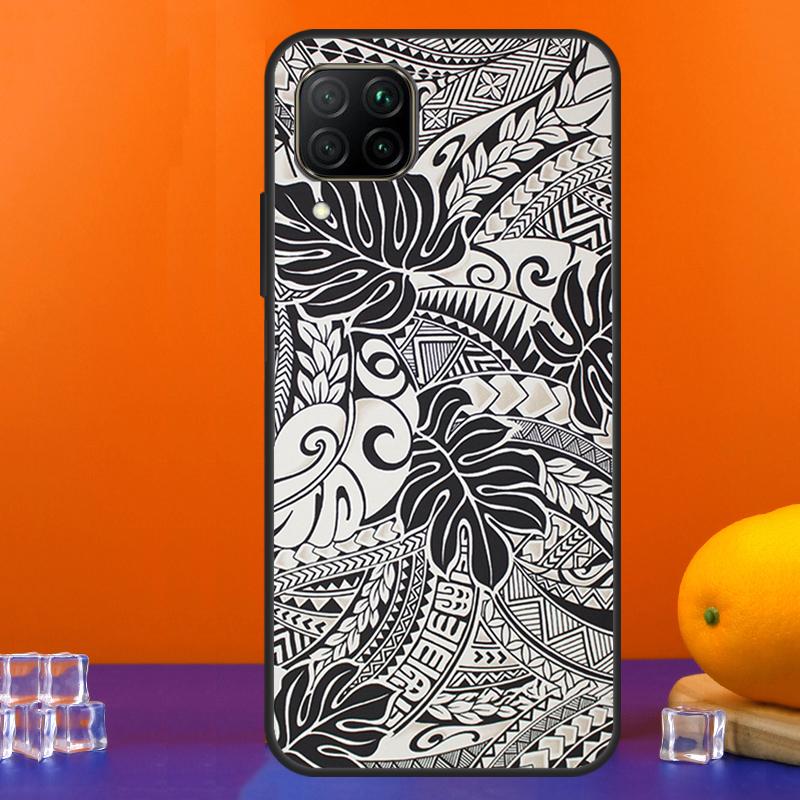 Maori Tribal Samoan Polynesian For Huawei Nova 12s 12i 11i 8i 9 10 SE Y91 Y90 Y60 Y70 Y72 Y61 P20 P40 Lite P30 P60 Pro Case