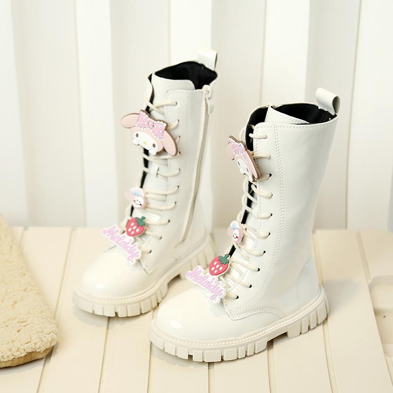 Anti-slip Shoes - New Style Girls' Children's Boots - High-top Boots