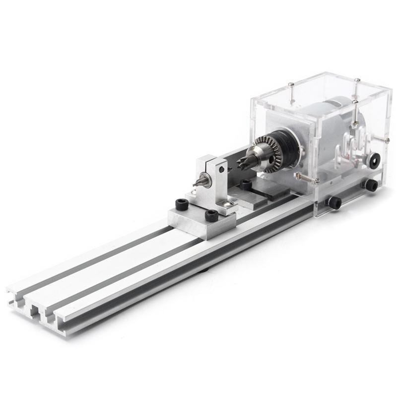 80W 24V Woodworking Buddha Pearl Grinding Polishing Beads Wood lathe Drill Tool Mini DIY lathe machine tools