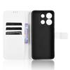 For Oukitel C57 Pro/C57s Case PU Leather Diamond Texture Wallet Phone Cover
