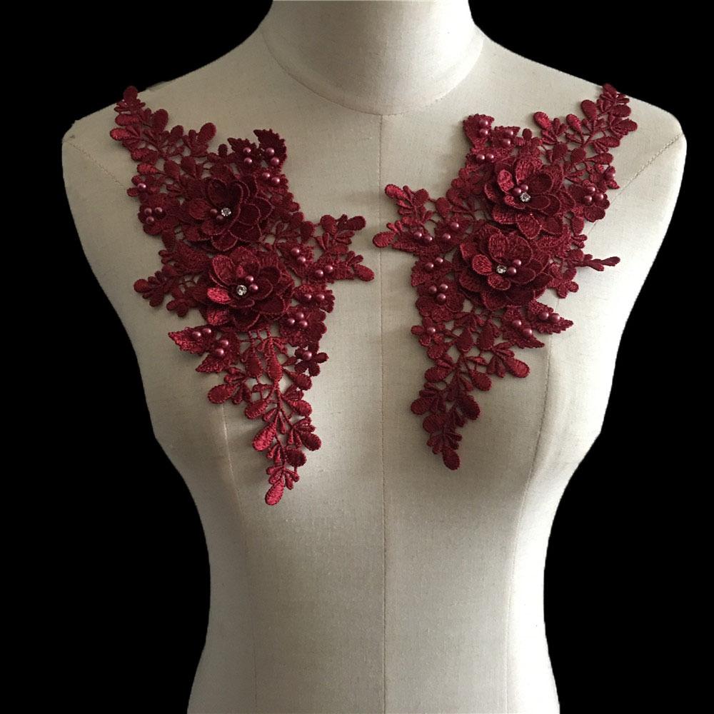 Diy Sewing Handmade Beaded Corsage Accessories Clothing Accessories Cheongsam Dress Performance Dress Wedding Dress Decoration