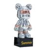 Creative BE@RBRICK TV Cabinet: Stylish Bear Floor Ornament with Piggy Bank Function, Simple Living Room Decor.