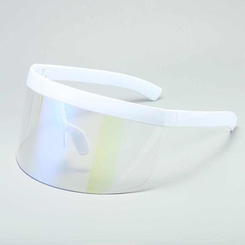 Sunscreen Anti-peeping Sunglasses Oversized Mask Shape Shield Style Men Women Windproof One Large Lens face shield