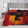 Warm Soft Blanket Travel Office Arthur Morgan  RDR 2 West Cowboy Vintage Bedding Throws  Flannel Bedspread For Sofa Bed Cover