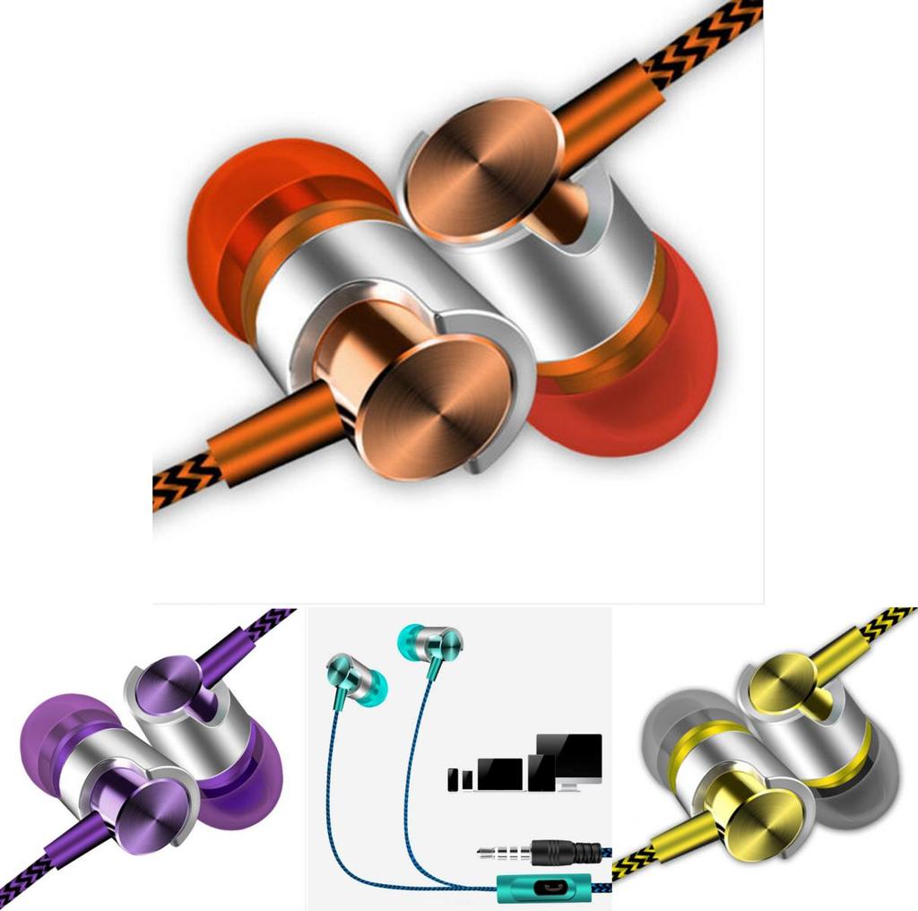 Premium Sound Quality 3.5mm In-ear Sport Earphones With Superb Bass For Running