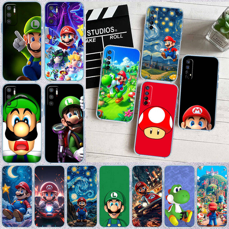 MH85 M-Marios Case for Motorola E7 G6 G7 G8 G9 Plus Power Play G10 G20 G04 E30 E40 E22 E20 E13 E15 G22 G23 G05 G75 G35 G55