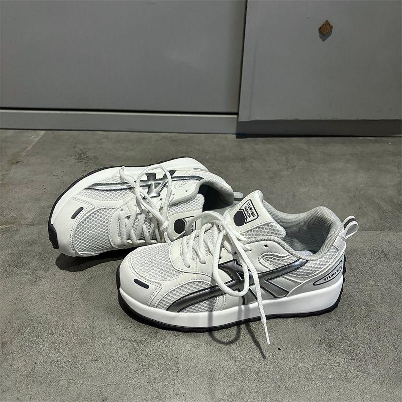 

Korean version 2025 spring and summer new student casual mesh breathable sports shoes women s ins tide niche retro running shoes 36