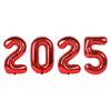 Digital Balloon 2025 Aluminum Film Set New Year'S Decoration Arrangement 16 Inches 32 Inches 40 Inches Digital Combination Independent Packaging
