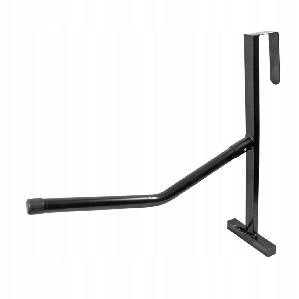 York saddle rack for horse, portable, for stall, for saddlebags, BLACK metal