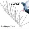 1-10 Stück Taubenspikes Vogelabwehr Edelstahl Vogelabwehr Dornen an Balkonvorsprüngen Vogelspikes für Garten Dach