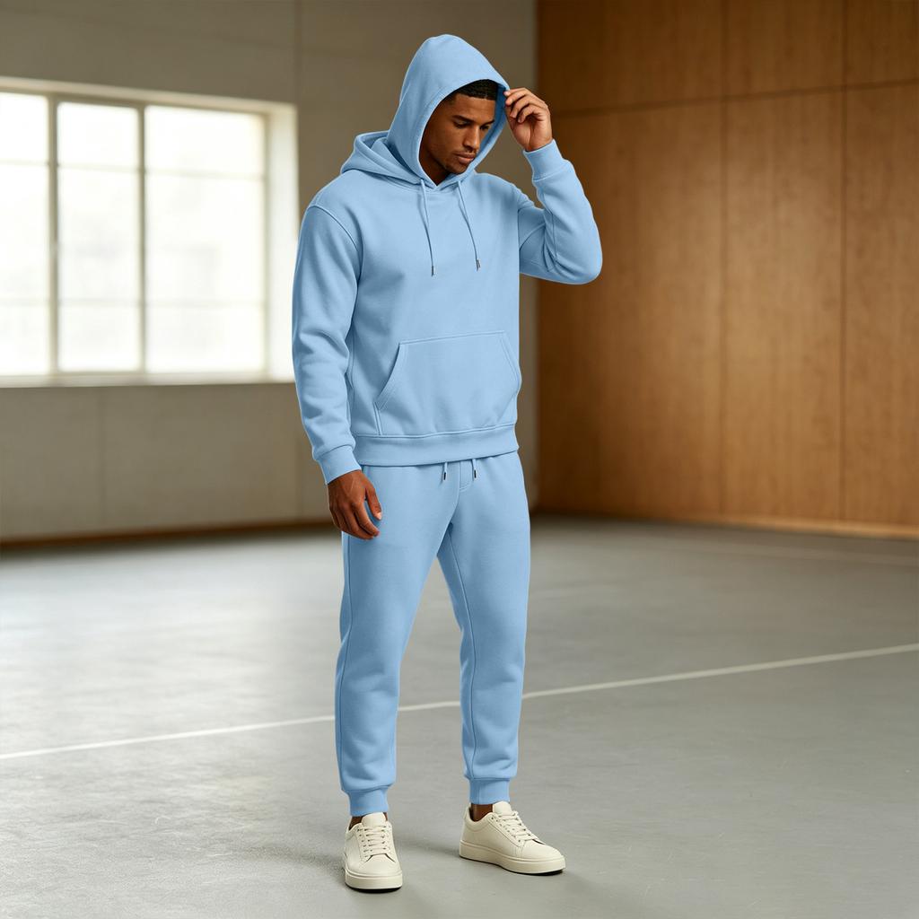 Herren Casual Sweatshirt Set für Herbst Winter Sport Aktive Kleidung