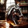 Horse Head Whiskey Decanter Glass Whiskey Wine Bottle Creative Liquor Container Unique Gift for Liquor Enthusiasts Elegant Home Bar Decor