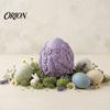 3D Printed Flower Relief Eggs Floral Easter Egg Ornament, Embossed Spring Window Display Accents Tabletop Decor, Desktop Figurine for Holiday