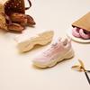 Anta Kids Synthetic Leather Fabric Comfortable Versatile Non-Slip Wear-Resistant Low-Top Casual Shoes Kids Casual Shoes Pink A22438847-6