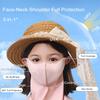Children'S Adorable Cartoon Full-Face Sun Protection Mask, Breathable Uv-Blocking Summer Full-Coverage Sun Shield