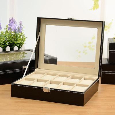 High-End Mechanische Uhren Präsentations- & Aufbewahrungsbox - Großes Fassungsvermögen Armbanduhr Organizer