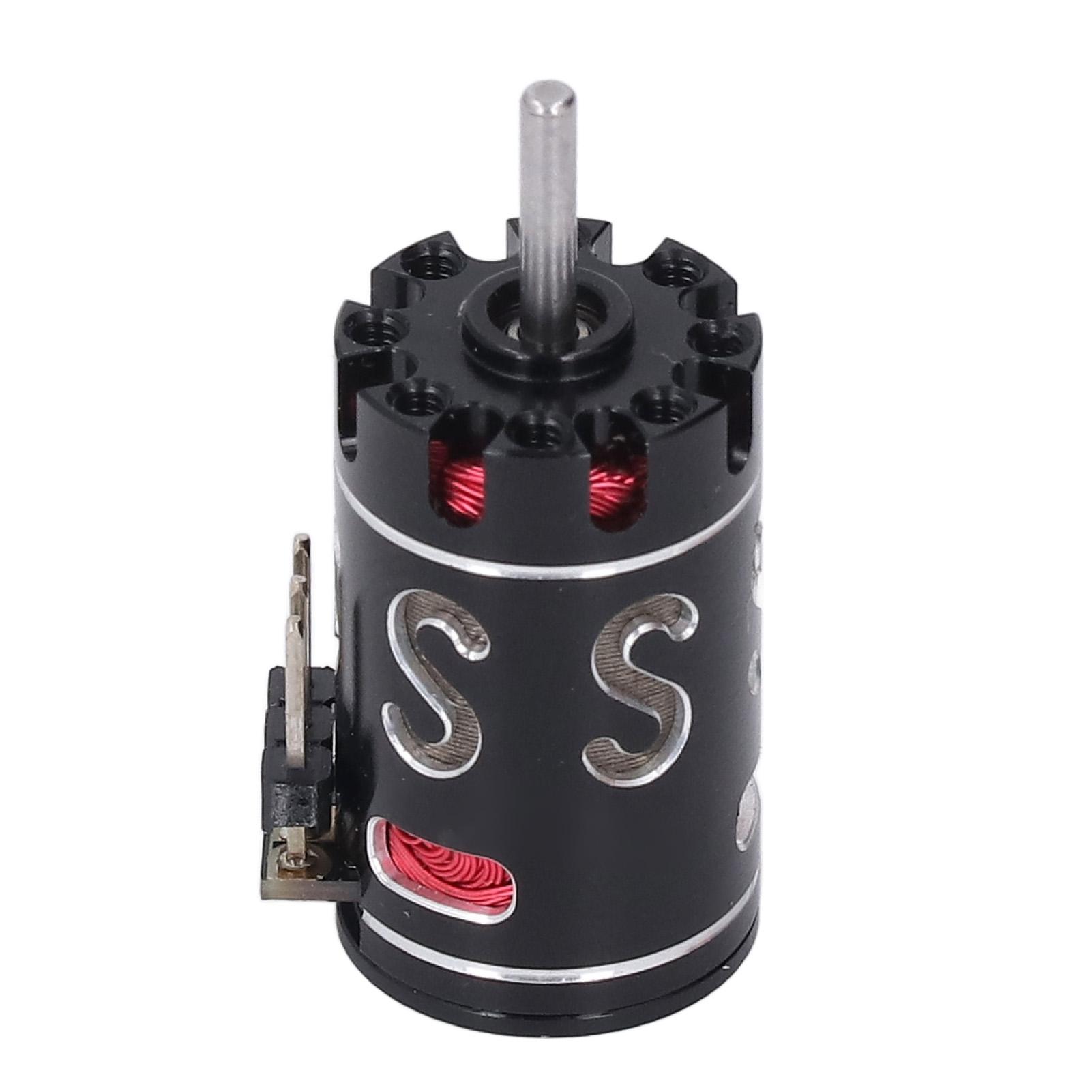 

RC Model Car Motor 2.0 Shaft Fine Balanced Rotor RC Brushless Mini Motor for WLtoys K989 K969 1 24 1 28 9000KV чорний