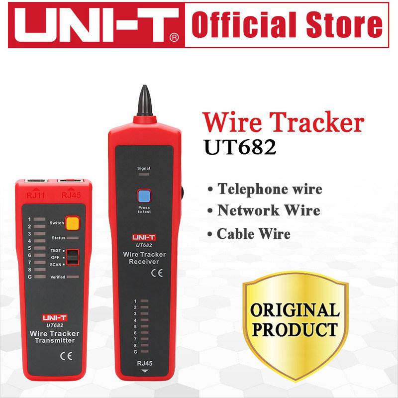 UNI-T UT682 UT682D Network Wire Tester Tracker RJ11 RJ45 Wire Line Finder Handheld Cable Testing Tool For Network Maintenanc