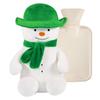 K Collection Snowman 3D 750ml Hot Water Bottle And Cover