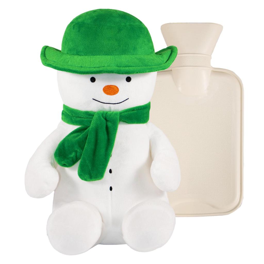 K Collection Snowman 3D 750ml Hot Water Bottle And Cover