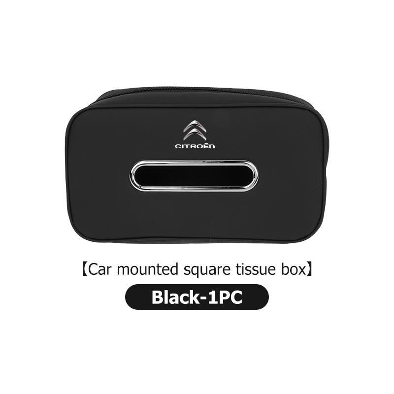 Leder Auto Logo Taschentuchbox Sitzaufhängung Papierhandtuch Aufbewahrungstasche Für Citroen C4 C3 C5 C1 C2 C6 C4L DS3 DS4 Berlingo Picasso