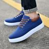 Fashion Men Shoes Canvas Sneakers Flats Lace up Leisure Loafers Fashion Comfort Rubber Sole Non Slip Sneakers Size 39-46
