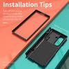 New SAM Z Fold7 Sharp Armor Hinge Ring Stand Anti-drop Folding Phone Case