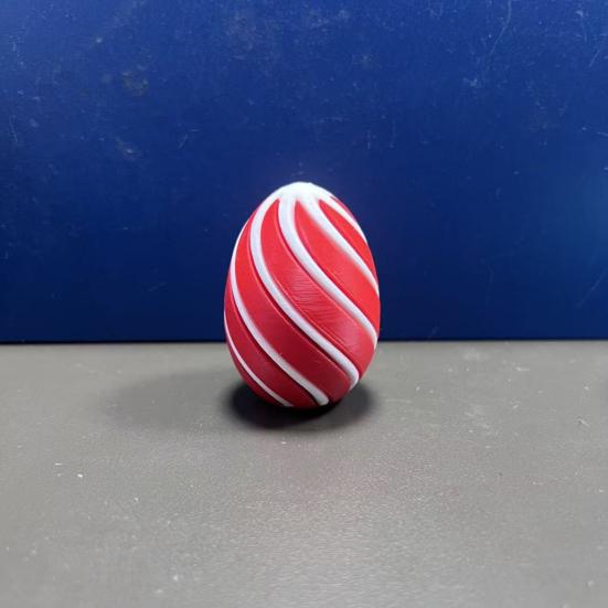 3D-друковане спіральне великоднє яйце для зняття тривоги, сенсорна іграшка-фіджет, великоднє яйце наскрізне для дорослих, наповнювачі для великоднього кошика, сувеніри для вечірки