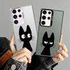 Cute Lucky Cat Case for Samsung Galaxy S25 S20 FE S22 Ultra S24 FE S25Edge S23 S21 Note 20 Ultra Phone Cover