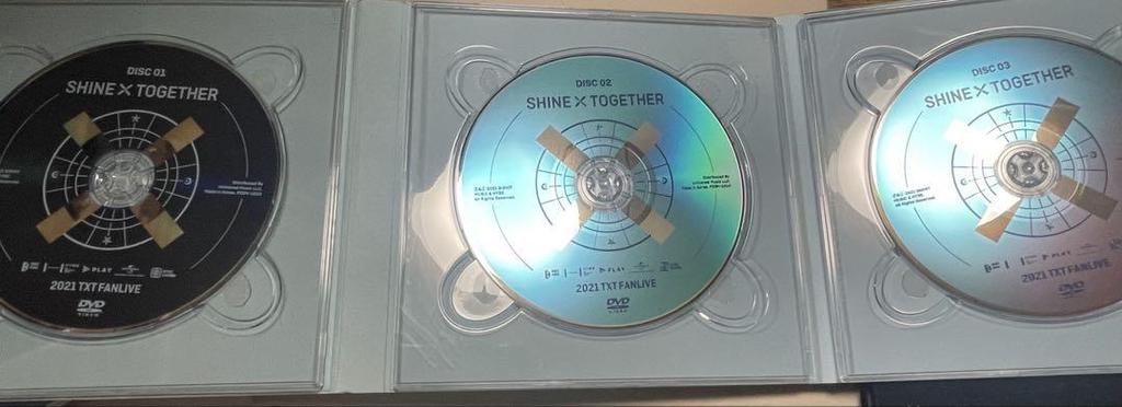 [USED] TXT TUBA SHINEXTOGETHER fanlive DVD disc