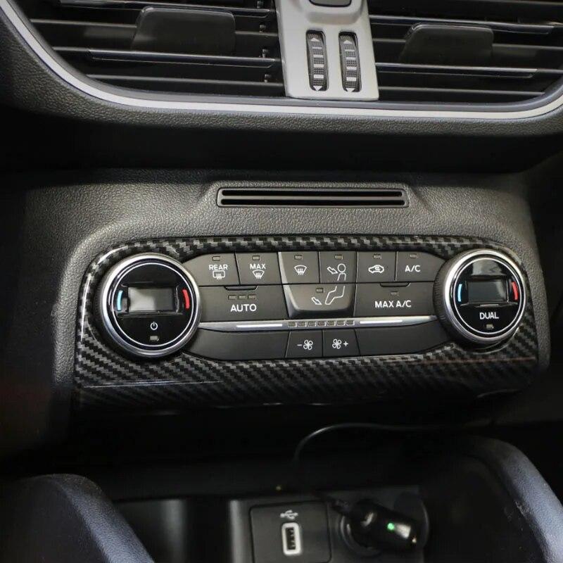 Pentru Ford Focus -2022 MK4 ST-LINE Butoane comutatoare pentru aparatul de aer condiționat Capacul cadrului Accesorii pentru ornamente pentru stilul mașinii