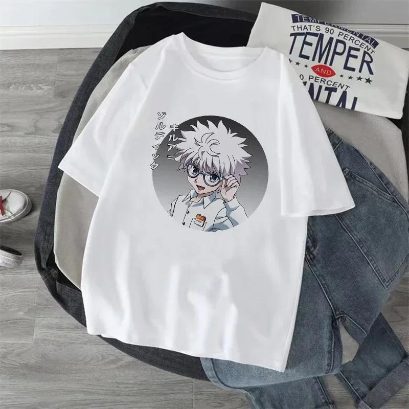Y2k Women T Shirt Hunter X Hunter Kawaii Japanese Anime T-shirt Harajuku Fashion Casual Funny T-shirts Short Sleeve Summer Tops