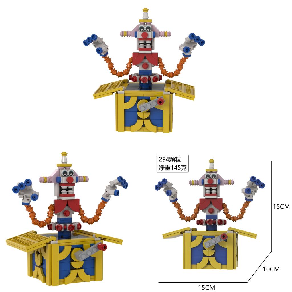 Garten Of Banban Italian Brainrot Al The Amazing Digital Circusbuilding Block Toy With Diy Assembly For Kids Entertainment