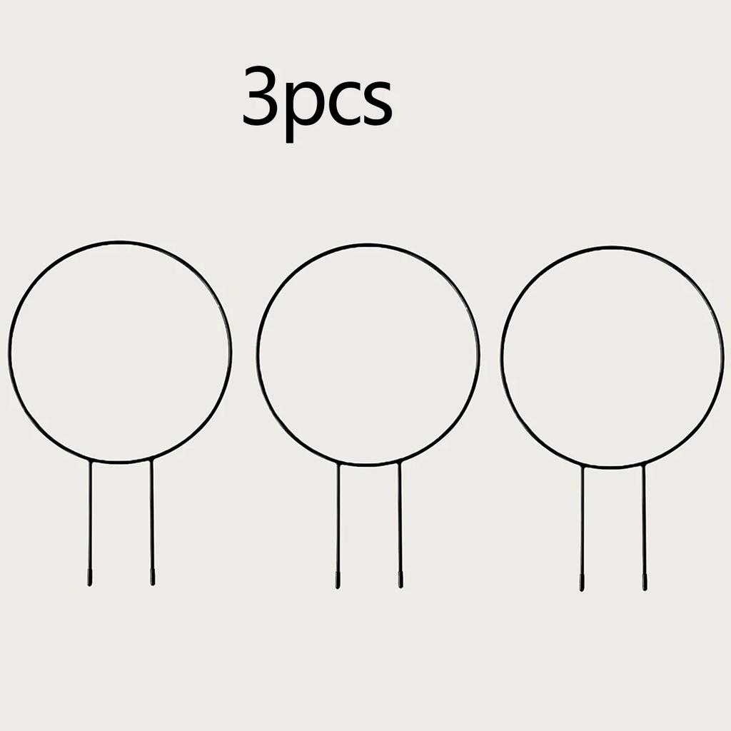 Garden Trellis Iron Climbing Plant Support with Black Rust Proof Coating for Indoor Flower Vine Trellis Plant Accessories