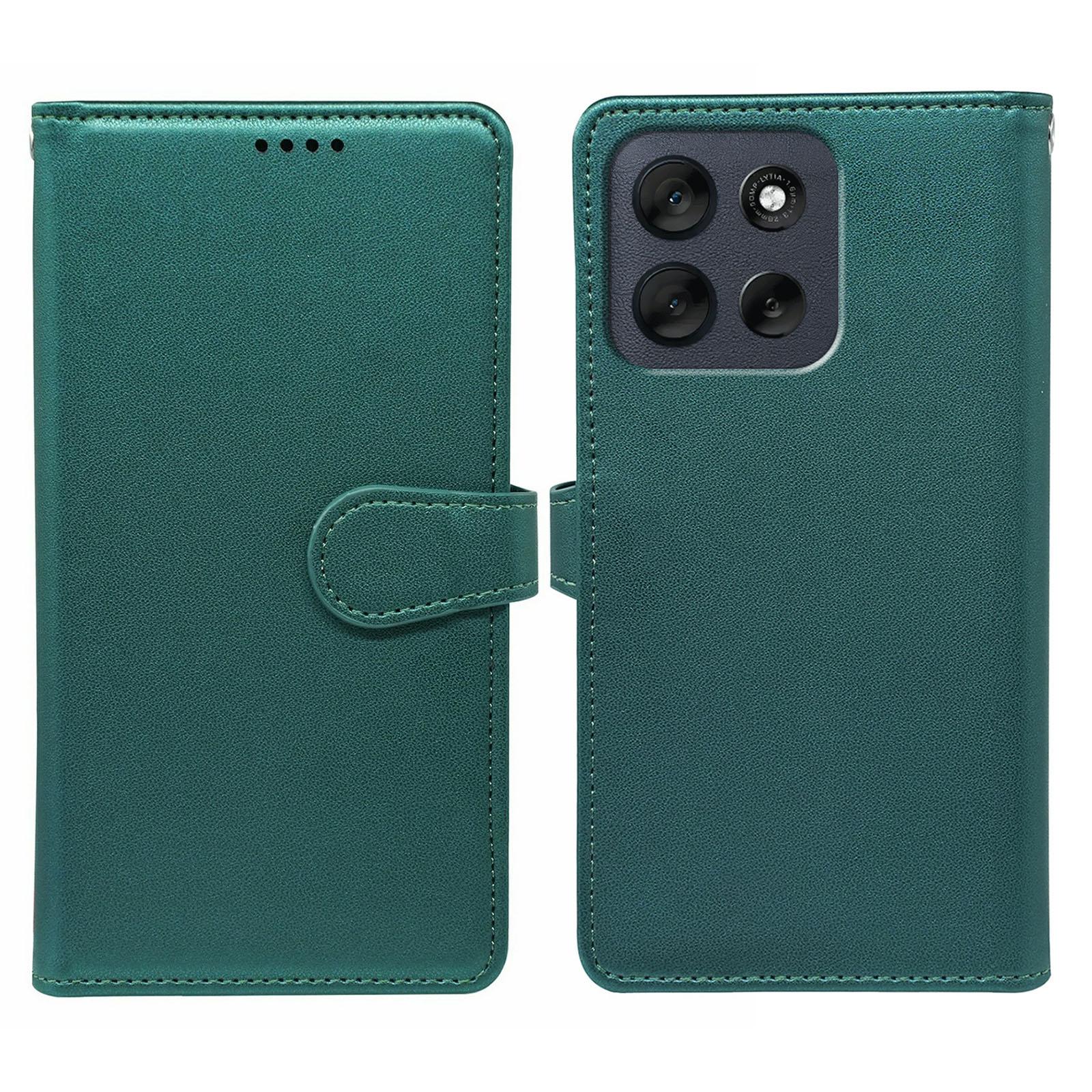 

Чехол для Motorola Moto G56 5G с 9 отделениями для карт, подставка из ПУ кожи, чехол для телефона Green