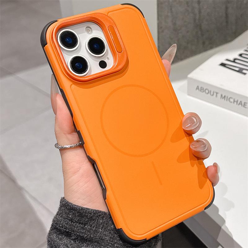 iPhone 17 Pro Max Magnetic Lens Holder Case, Anti-Drop, Compatible with Apple 17/16/15/14/13 iPhone 17 Pro Max