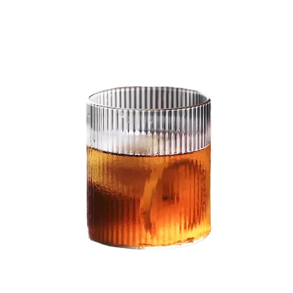 High Borosilicate Japanese Vertical Glass Simple Bar Cocktail Cup Household Hot and Cold Coffee Cup