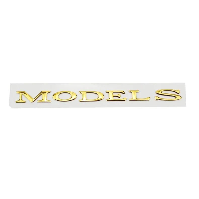 Metal ABS Car Styling Trunk Rear Tail Body Side Badge Sticker for Tesla Model 3 S X Y DUAL MOTOR Emblem Exterior Accessories