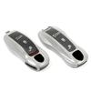 3 Piece ABS Key Fob Cover Set For 911 Vehicles Shockproof Protection Enhancing Grip Lightweight Design Easy Installation