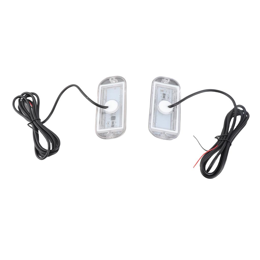 2 Pcs Marine Led Lights 3.5W IP68 Proof Transom Boat Underwater Submersible Lamp