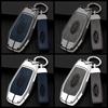 Car Metal Leather Remote Key Case Cover Ford Fusion Mondeo Mustang F-150 Explorer Edge 2015-2018 Car Key Protection Accessories