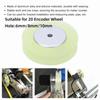 200mm Diameter Encoder Meter Wheel 6/8/10mm Hole Diameter Rotary Encoder Wheel  For Rotary Encoder