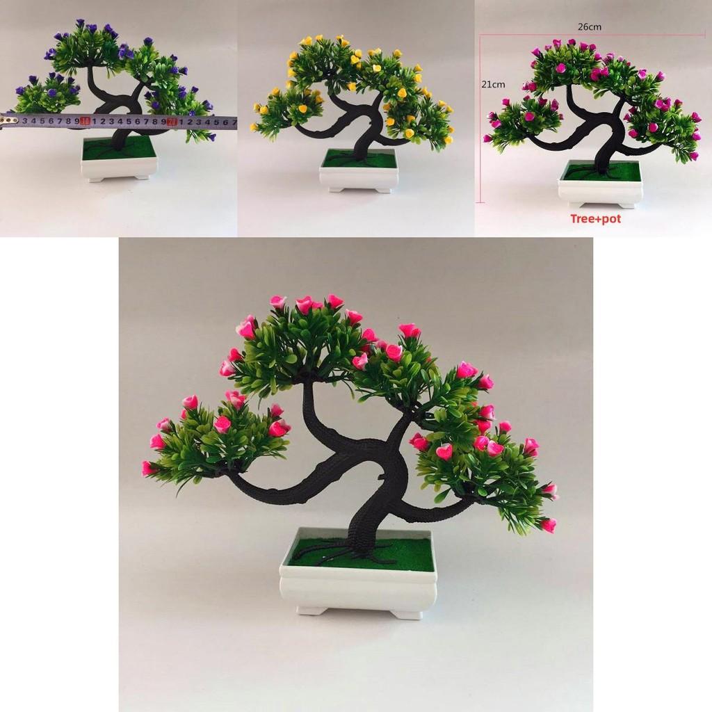 Realistische Rose Die Kiefer Begrüßt Gäste Bonsai Mit Kunststoffmaterial Für Geschenk Heim- Und Eventdeko