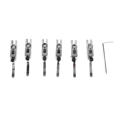 6Pcs Guitar Bridge Saddle 6 String Saddles Alloy Set Kit Instrument Accessory for Replacement