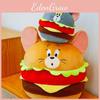 Tom And Jerry Burger Shaped Plush Toy Cute Cartoon Doll Kids Gifts Birthday