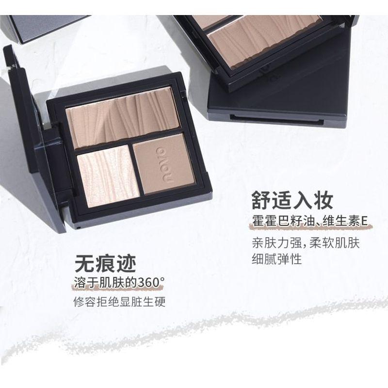 NOVO - 3 Farben Multi-Effekt Contouring Palette
